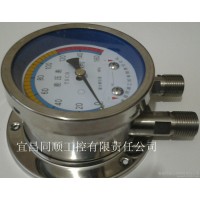 同順工控CB系列壓力壓差表，不銹鋼材質