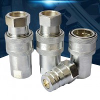 諾冠KZE液壓快速接頭 KZE22*1.5開閉式快接頭拖拉機農機KZE30*1.5公制螺紋