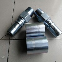 洪坤 不銹鋼扣壓式液壓膠管接頭 液壓設(shè)備高壓油管不銹鋼接頭 快速接頭異性接頭