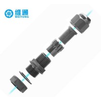 現貨直銷塑料快速接頭 穿線波紋軟管接頭