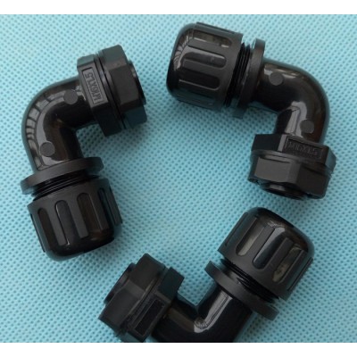 廣東 90°彎角M16x1.5波紋管防水接