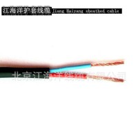 京誠信電線電纜 RVV2芯0.75平方電線 無氧銅黑色軟護套  價格優惠