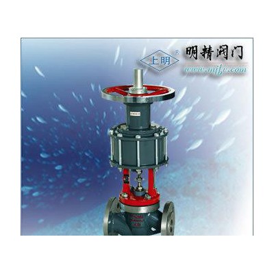 氣動調節閥上明