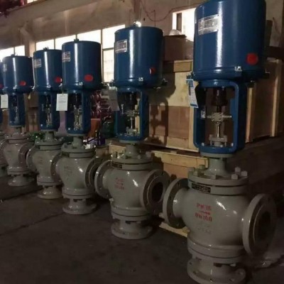 藍宣直銷 ZAZN電動直通雙座調節閥 