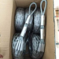 【刻發】電力電纜網套連接器 導線牽引網套 鋼絲繩電纜網罩 導線雙頭網套 批發供應