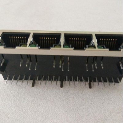 供應興伸展電子RJ45插座+1000M帶濾