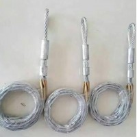 【刻發】電纜牽引拉線網套 電線導線網套 旋轉連接器 抗彎電力豬籠套 電纜蛇皮套
