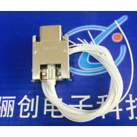 J24H矩形連接器J24H-52ZKN  52芯直針焊板  接插件插座