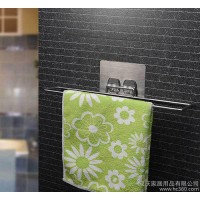 雙慶家居無(wú)痕真空吸盤毛巾架 可以水洗 貼越久越牢固
