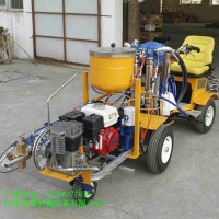 駕校地面冷噴標線機 道路標識噴線機 銅川市施工視頻