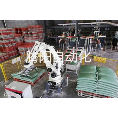 全自動碼垛機是飼料企業的好幫手