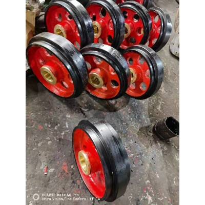 移動變壓器輪對，軸孔帶球墨鑄鐵或