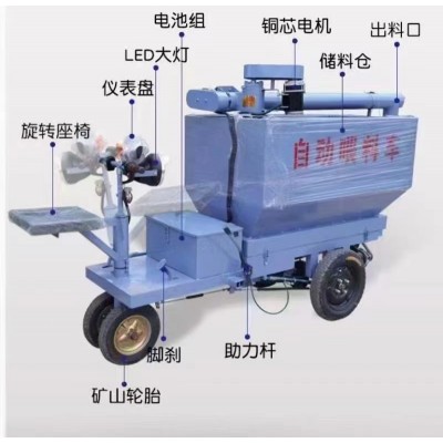 養(yǎng)殖場(chǎng)用無(wú)粉塵粉碎攪拌一體機(jī) 高噴