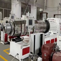 SPC地板機械設備在線復膜自動化生產線博宇機械