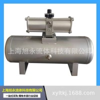氣動空氣增壓泵帶儲蓄罐空氣增壓泵氣動空壓機