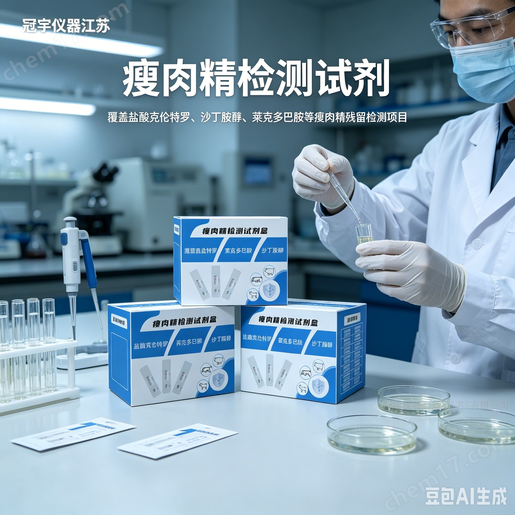 鹽酸克倫特羅瘦肉精殘留檢測卡