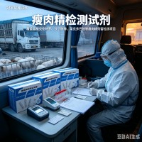沙丁胺醇瘦肉精殘留膠體金檢測卡試劑盒